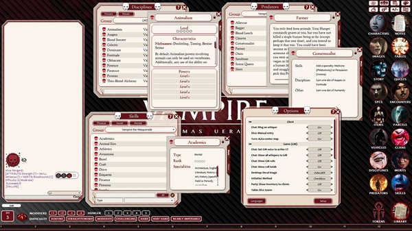 Fantasy Grounds - Vampire the Masquerade 5th Edition Ruleset (VTM5TH)