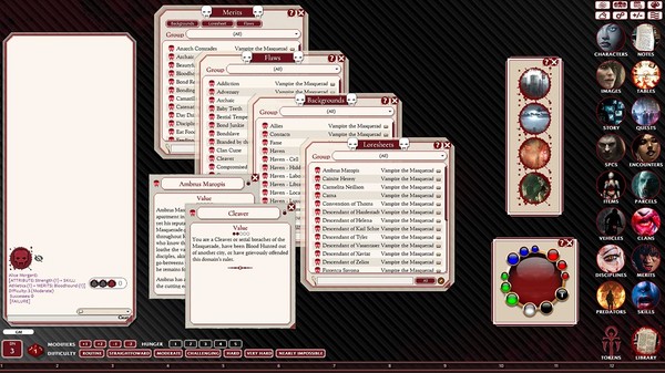Fantasy Grounds - Vampire the Masquerade 5th Edition Ruleset (VTM5TH)