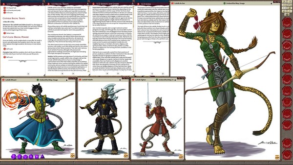 Fantasy Grounds - Book of Heroic Races: Age of Races (13th Age)