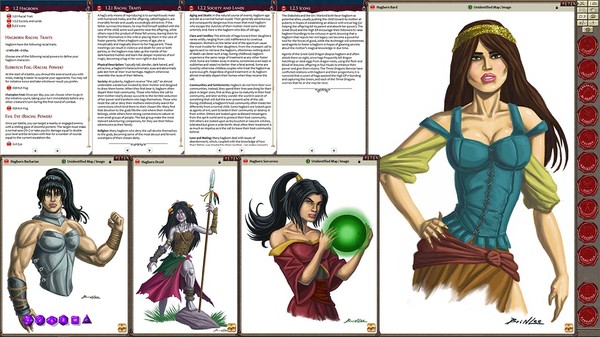 Fantasy Grounds - Book of Heroic Races: Age of Races (13th Age)
