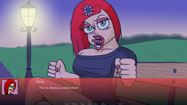 Screenshot z Aria Dating Simulator