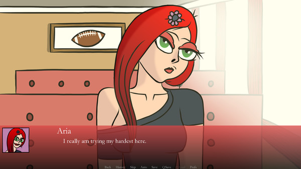 Screenshot z Aria Dating Simulator