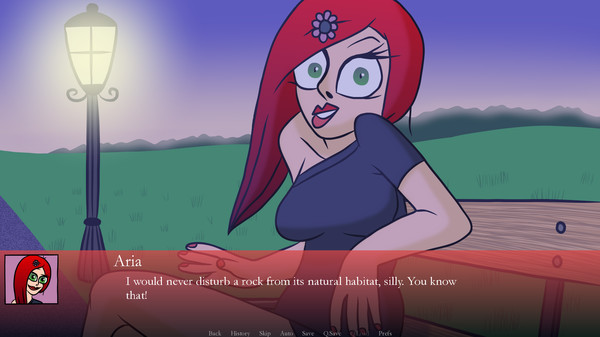 Screenshot z Aria Dating Simulator