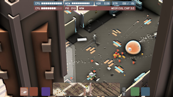 Screenshot z OS Omega