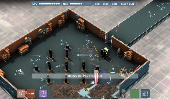 Screenshot z OS Omega