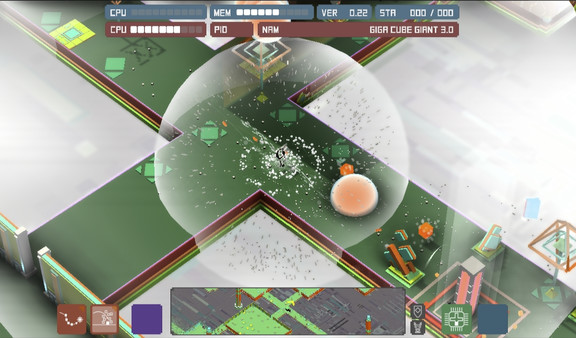 Screenshot z OS Omega