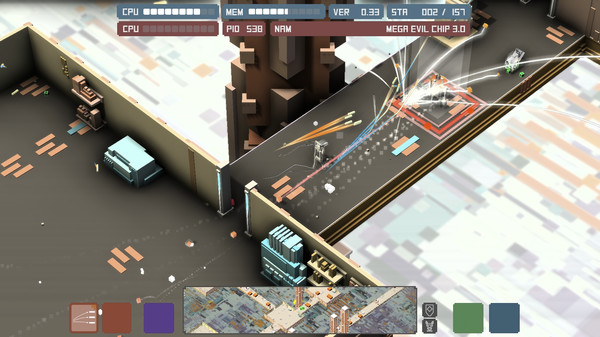Screenshot z OS Omega