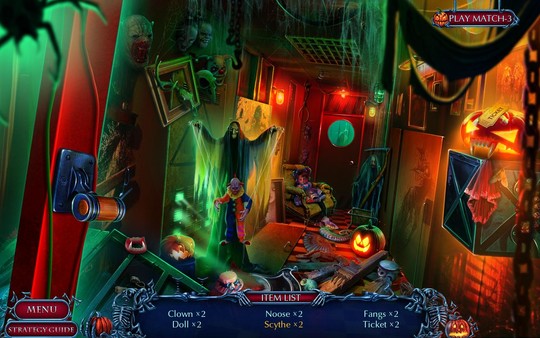 Screenshot z Halloween Chronicles: Evil Behind a Mask Collector's Edition Screenshot z Halloween Chronicles: Evil Behind a Mask Collector's Edition