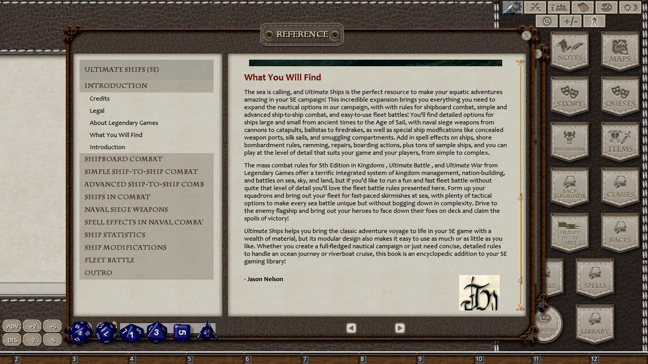 Fantasy Grounds - Ultimate Ships (5E) Featured Screenshot #1