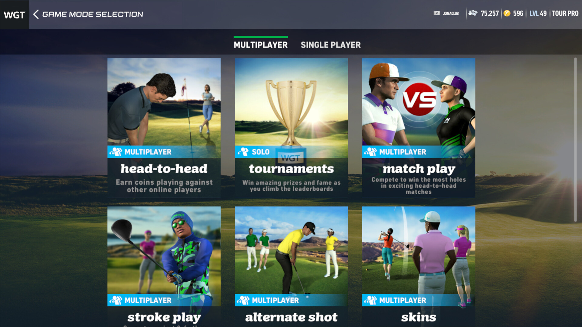 WGT Golf screenshot #2