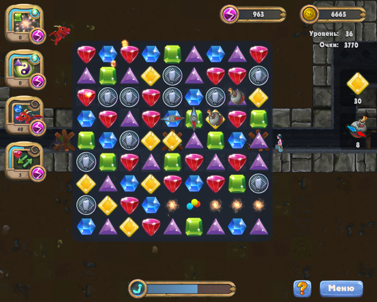 Скриншот игры Caves and Castles: Underworld - 1