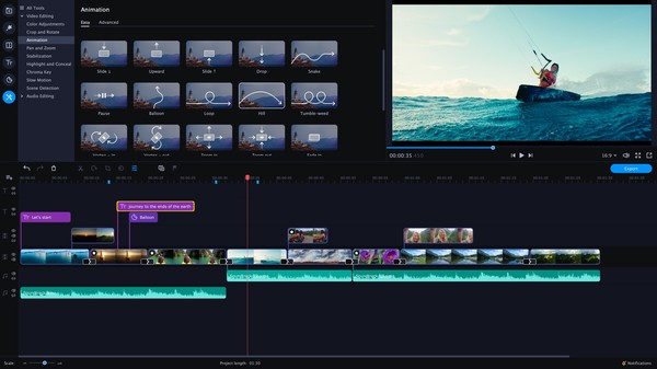 Movavi Video Editor Plus 2020 - Video Editing Software