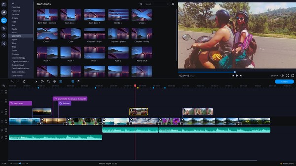 Movavi Video Editor Plus 2020 - Video Editing Software