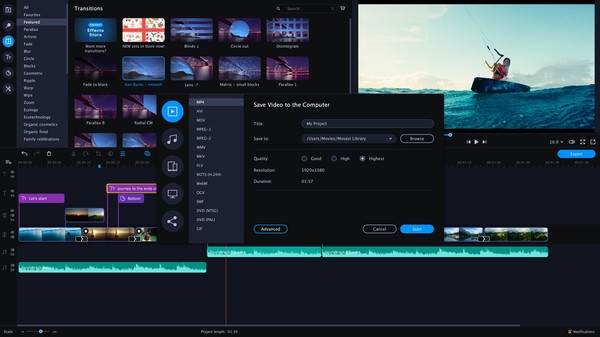 Movavi Video Editor Plus 2020 - Video Editing Software
