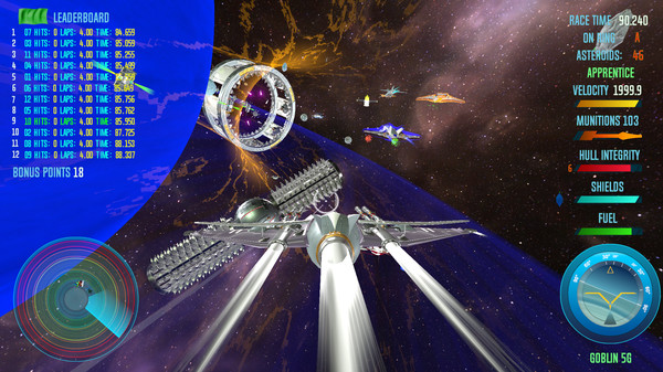 Screenshot z Quantum Runners