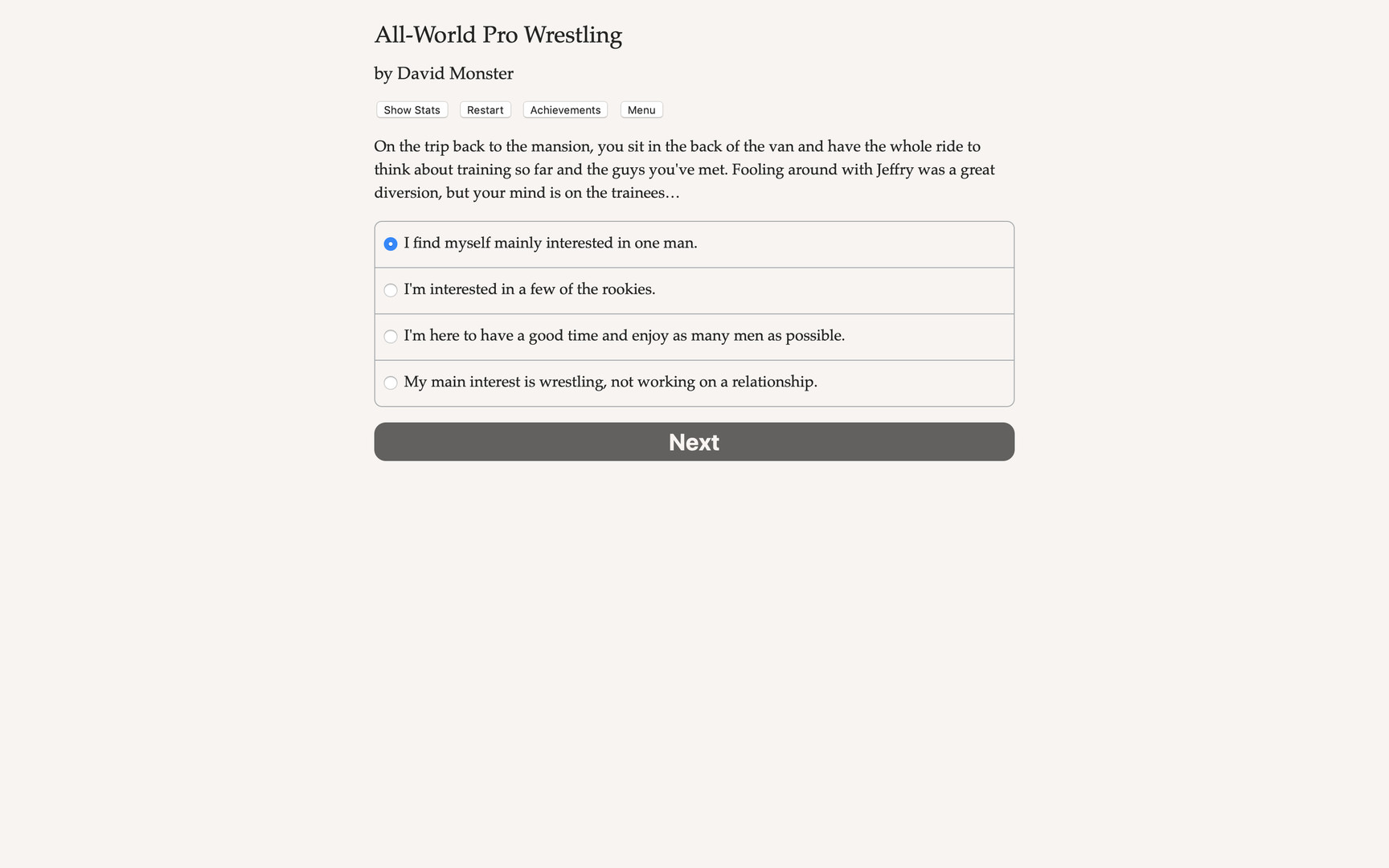 All World Pro Wrestling screenshot #3