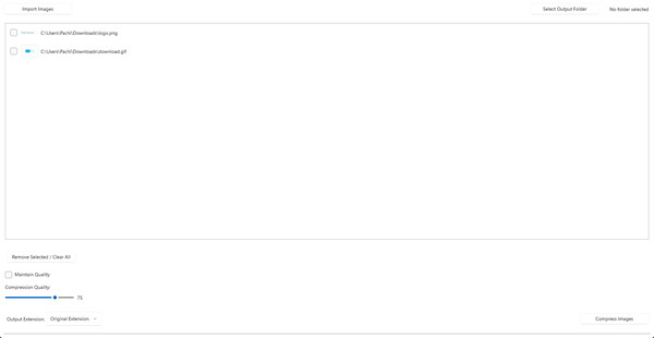 Screenshot z Image Compressor Screenshot z Image Compressor