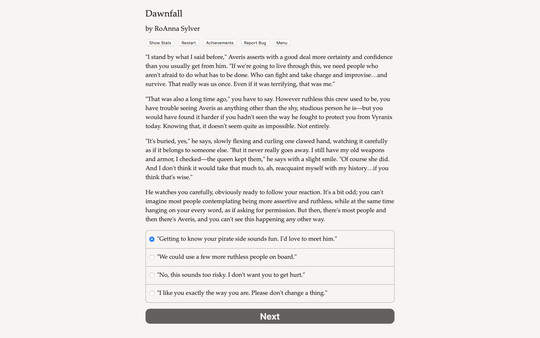 Screenshot z Dawnfall
