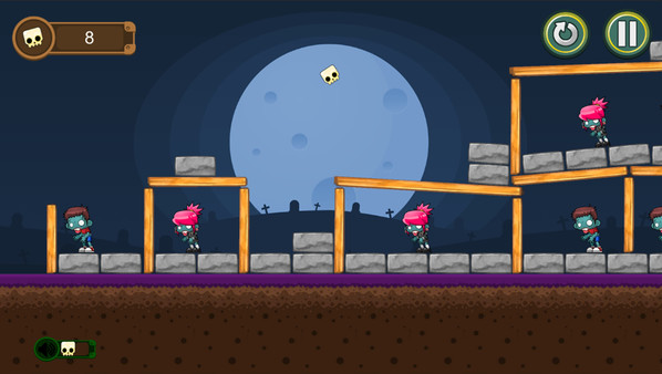 Screenshot z Angry Zombies