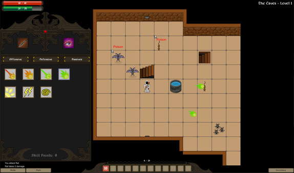 Screenshot z Dungeon of Rikka