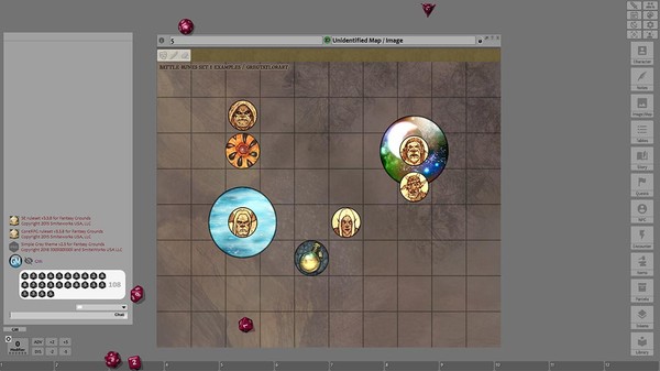 Fantasy Grounds - Battle Runes 1 Spell Effect Tokens (Token Pack)