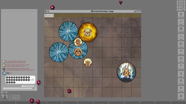 Fantasy Grounds - Battle Runes 1 Spell Effect Tokens (Token Pack)