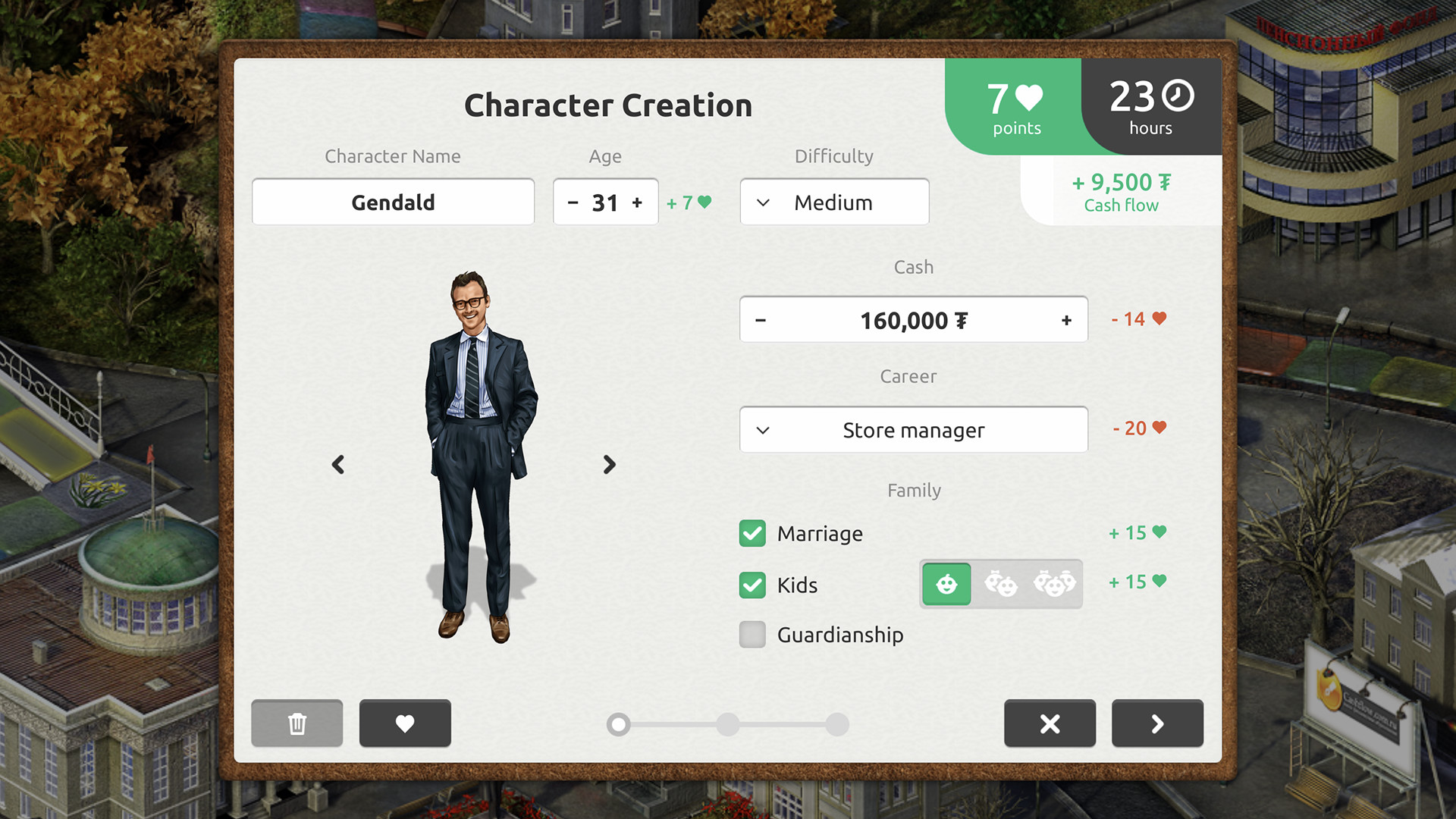 Timeflow: Character Editor Featured Screenshot #1