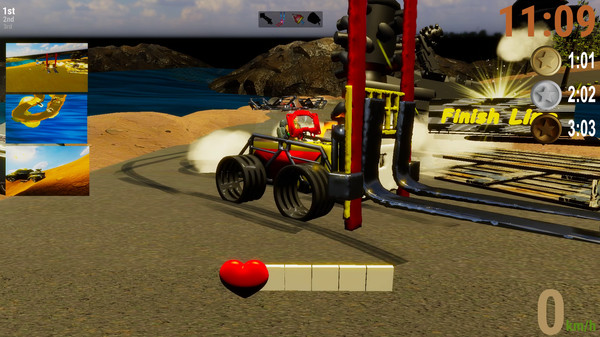 Screenshot z Race! Make 'm finish...