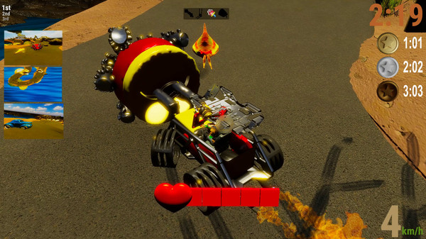 Screenshot z Race! Make 'm finish...