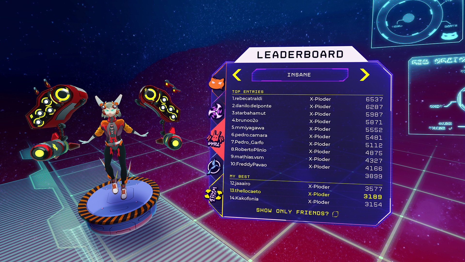 screenshot of YUKI Space Ranger 7