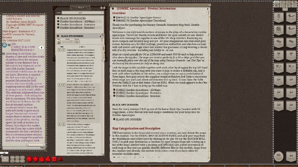 Fantasy Grounds - Meanders Map Pack Zombie Apocalypse (Map Pack)