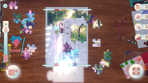 Screenshot z Puzzle Girls