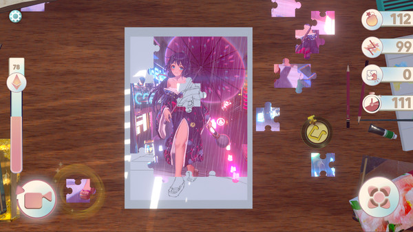 Screenshot z Puzzle Girls