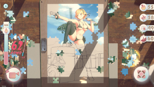 Screenshot z Puzzle Girls