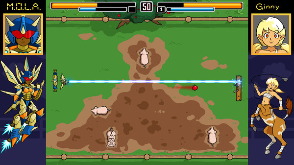 Screenshot z Takkyu Tournament Re:Serve