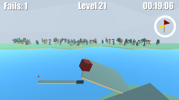 Screenshot z CubeParkour