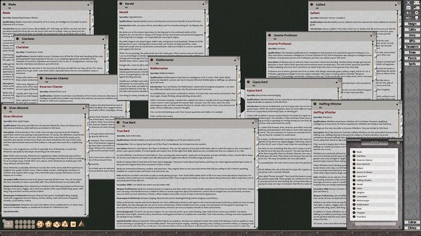Fantasy Grounds - D&D Classics: PHBR7 The Complete Bard's Handbook (2E)