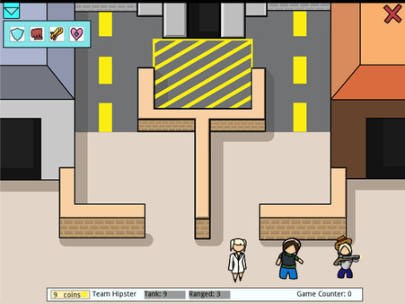 Screenshot z Cowboys vs Hipsters