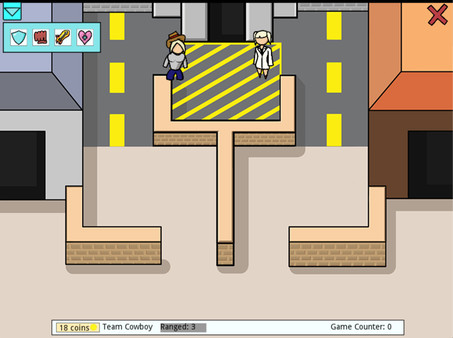 Screenshot z Cowboys vs Hipsters
