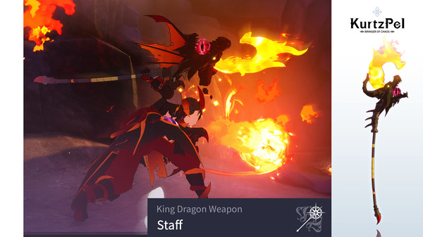 KurtzPel - King Dragon Basic Weapon Set