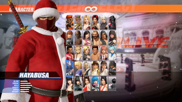 [Revival] DOA6 Santa's Helper Costume - Hayabusa