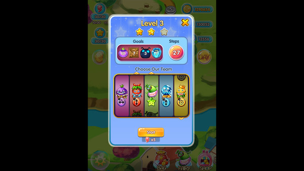 Screenshot z Fairies vs Bugs