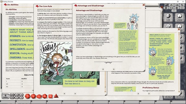 Fantasy Grounds - Dungeons & Dragons vs Rick and Morty