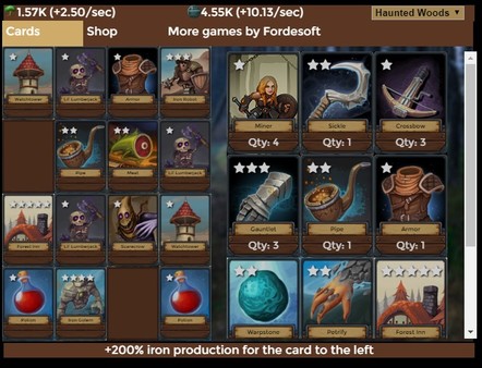 Screenshot z Creature Card Idle Screenshot z Creature Card Idle