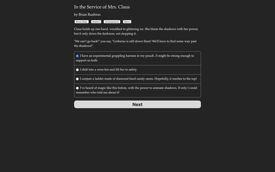 Screenshot z In the Service of Mrs. Claus