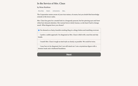 Screenshot z In the Service of Mrs. Claus