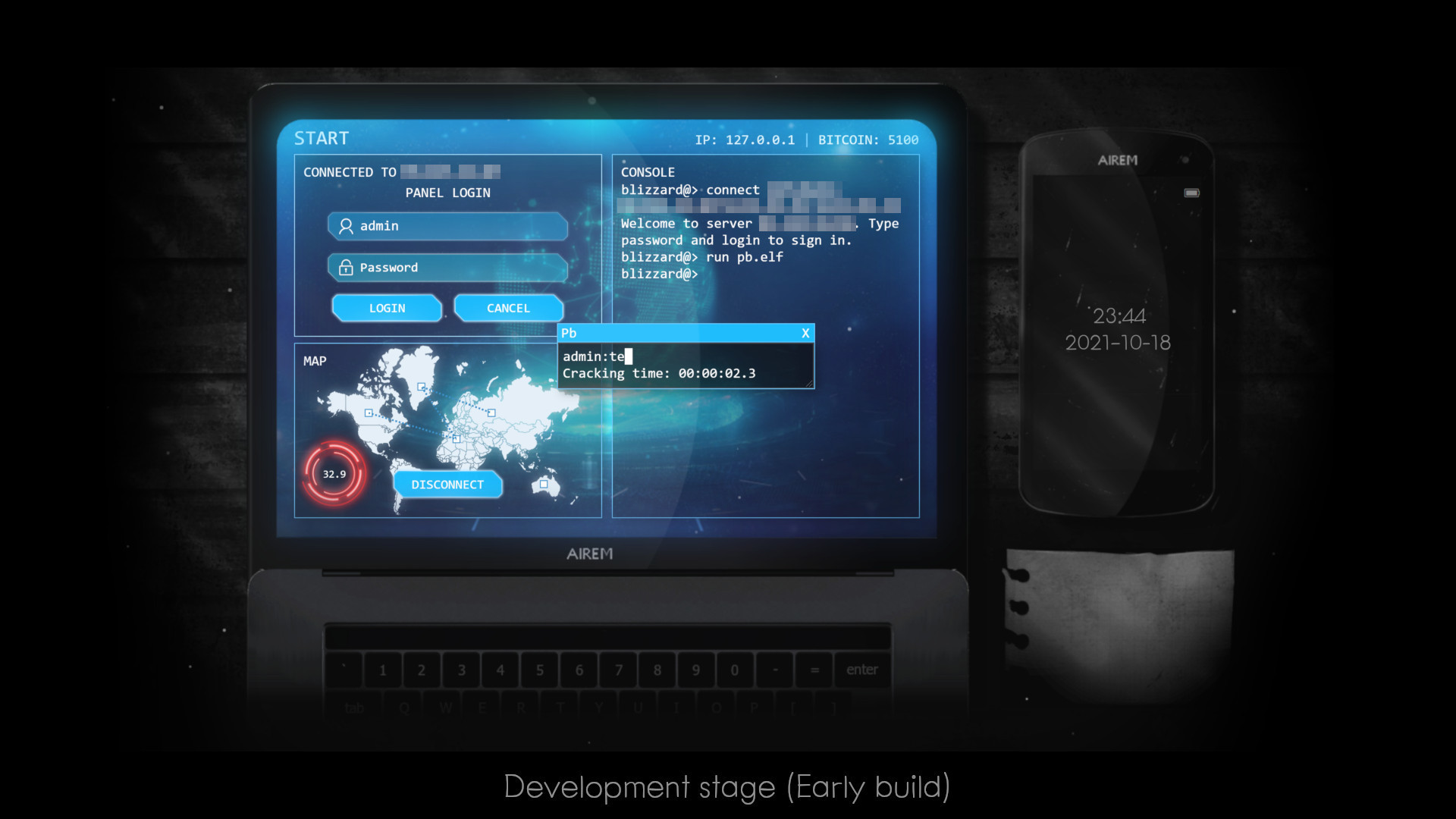 screenshot of Airhack: Hacking 3