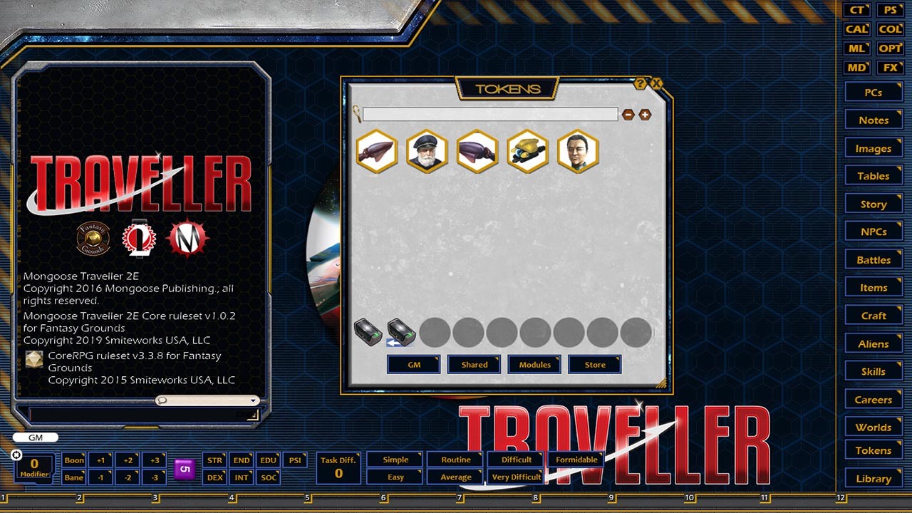 Fantasy Grounds - Reach Adventure 3: The Calixcuel Incident (MGT2)のスクリーンショット 1
