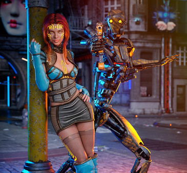 Cyborg for 3D Visual Novel Maker screenshot 2