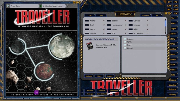 Fantasy Grounds - Spinward Marches 1: The Bowman Arm (MGT2)